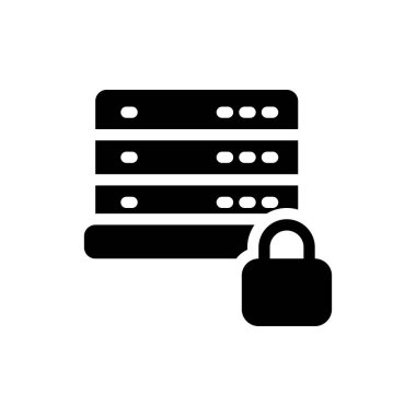 Web sitesi tasarımı ve masaüstü zarfları için sunucu simgesi, geliştirme. premium paket.