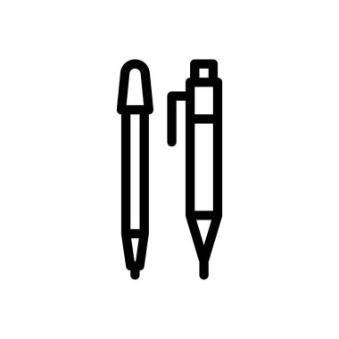 Web sitesi tasarımı ve masaüstü zarfları için kalem simgesi, geliştirme. premium paket.