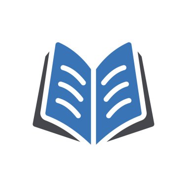 Web sitesi tasarımı ve masaüstü zarfları için kitap simgesi, geliştirme. premium paket.