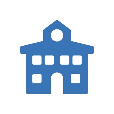 Web sitesi tasarımı ve masaüstü zarfları için okul simgesi, geliştirme. premium paket.