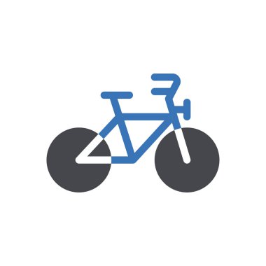 Web sitesi tasarımı ve masaüstü zarfları için bisiklet simgesi, geliştirme. premium paket.