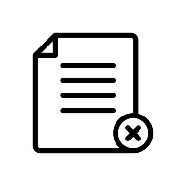 Web sitesi tasarımı ve masaüstü zarfları için dosya simgesini sil, geliştirme. premium paket.