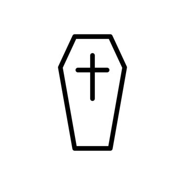 tabut simgesi web sitesi tasarımı ve masaüstü zarfı, geliştirme için. premium paket.