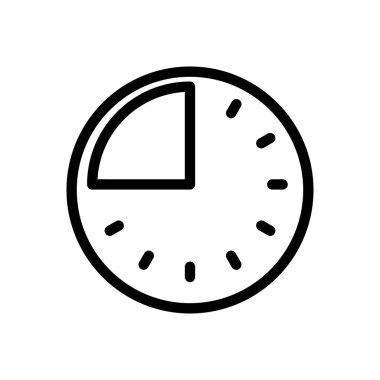 Web sitesi tasarımı ve masaüstü zarfları için zaman simgesi, geliştirme. premium paket.