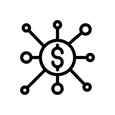 Web sitesi tasarımı ve masaüstü zarfları için dolar simgesi, geliştirme. premium paket.