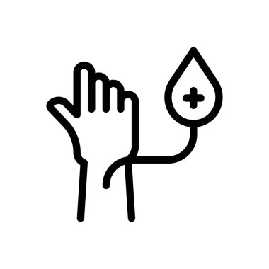 Web sitesi tasarımı ve masaüstü zarfları için kan simgesi, geliştirme. premium paket.