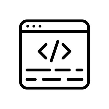 Web sitesi tasarımı ve masaüstü zarfları için Simge programlama, geliştirme. premium paket.