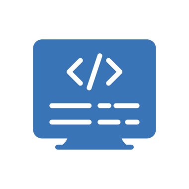 Web sitesi tasarımı ve masaüstü zarfları için simge kodlama, geliştirme. premium paket.