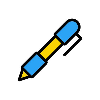 Web sitesi tasarımı ve masaüstü zarfları için kalem simgesi, geliştirme. premium paket.