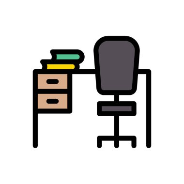 Web sitesi tasarımı ve masaüstü zarfları için ofis simgesi, geliştirme. premium paket.