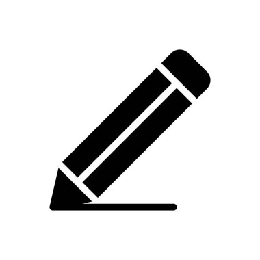 Web sitesi tasarımı ve masaüstü zarfları için kalem simgesi, geliştirme. premium paket.