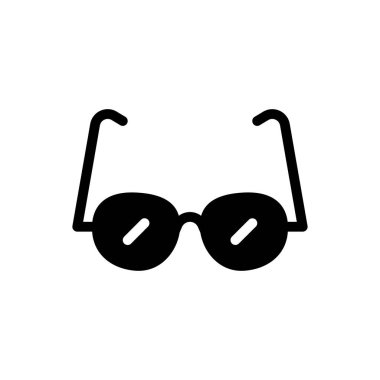 Web sitesi tasarımı ve masaüstü zarfları için gözlük simgesi, geliştirme. premium paket.