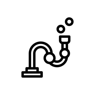 Web sitesi tasarımı ve masaüstü zarfları için boru simgesi, geliştirme. premium paket.