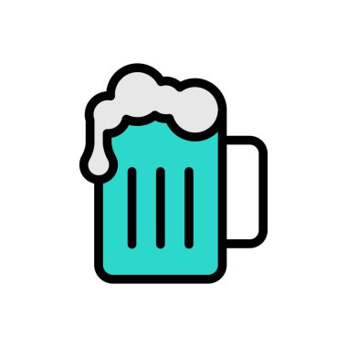 bira ikonu web sitesi tasarımı ve masaüstü zarfları için, geliştirme. premium paket.