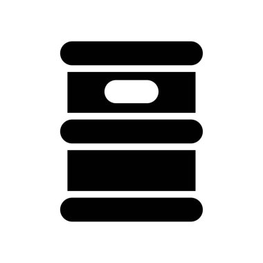 Web sitesi tasarımı ve masaüstü zarfları için varil simgesi, geliştirme. premium paket.