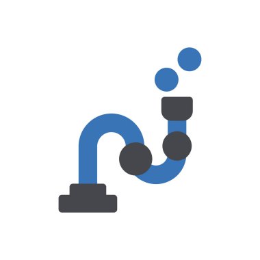 Web sitesi tasarımı ve masaüstü zarfları için boru simgesi, geliştirme. premium paket.