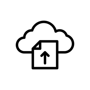 Web sitesi tasarımı ve masaüstü zarfları için bulut simgesi, geliştirme. premium paket.