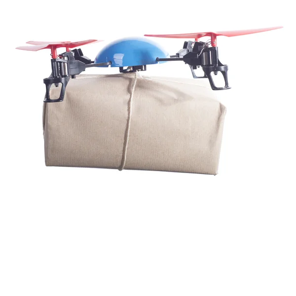 Drone de entrega — Fotografia de Stock