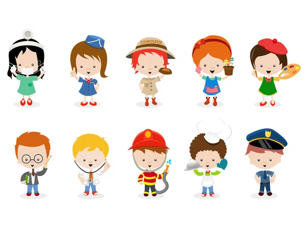 Çocuklar kariyer Set