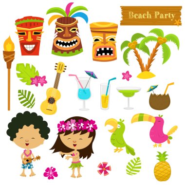 Şirin Hawaii Set