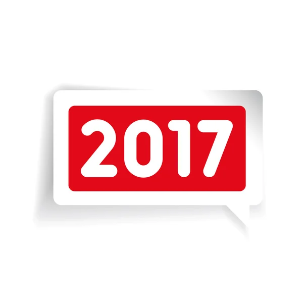 Ano de 2017 novo —  Vetores de Stock