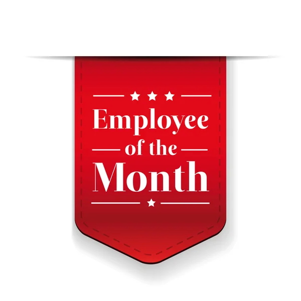 Empregado do mês fita de premiação — Vetor de Stock