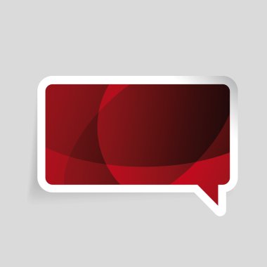 Soyut sohbet konuşma balonu vektör