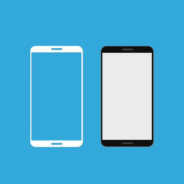 Smartphone pictogram vector mockup — Stockvector