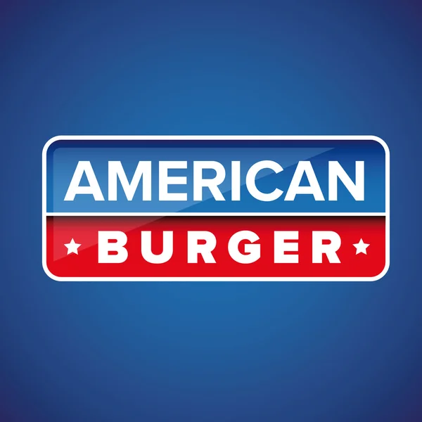 American burger διάνυσμα εισόδου — Διανυσματικό Αρχείο