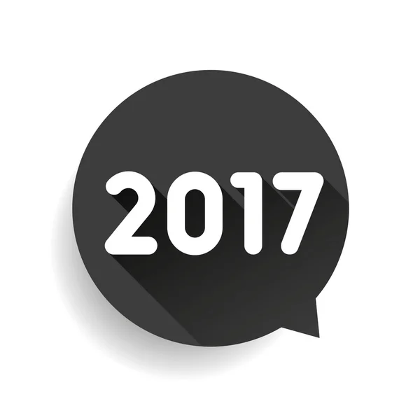 2017 etiket konuşma balonu vektör — Stok Vektör