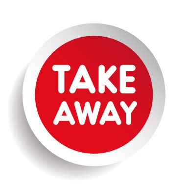 Away etiket vektör al