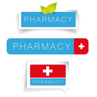 Eczane logo etiketleri