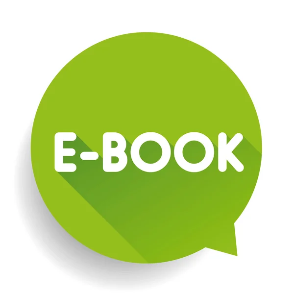 Sinal de Ebook vetor llabel — Vetor de Stock