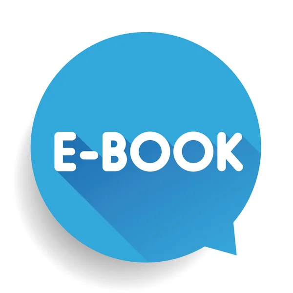 Sinal de Ebook vetor llabel — Vetor de Stock
