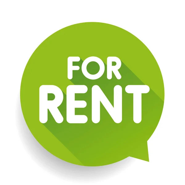 For Rent sticker vector — Stock Vector