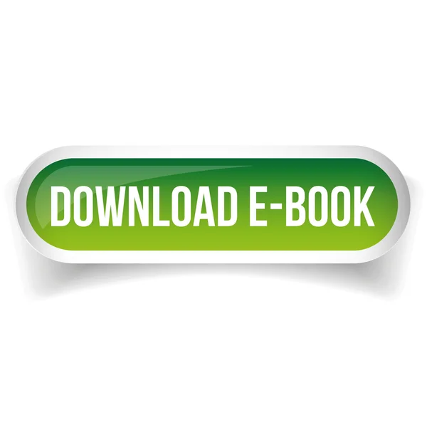 Downloaden van de e-boek knop groen — Stockvector