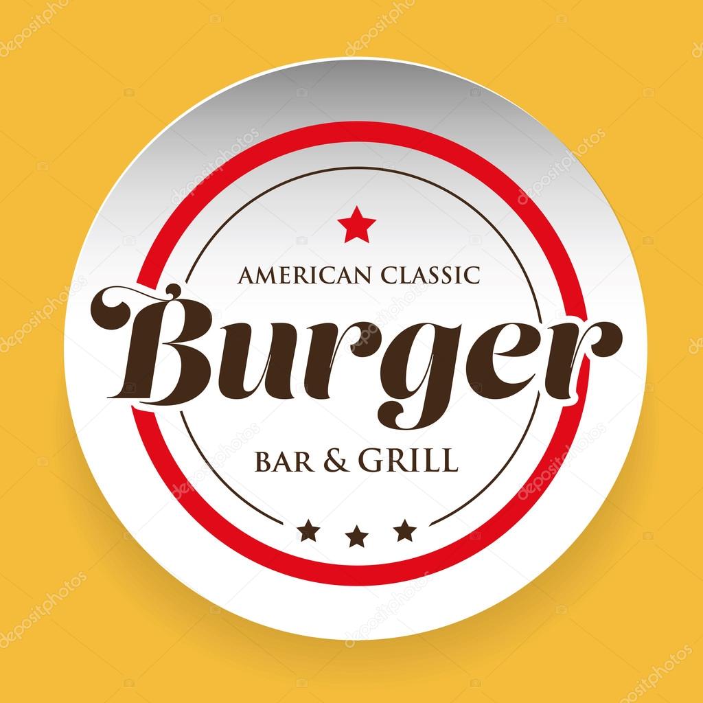 Burger Bar and Grill - American Classic stamp