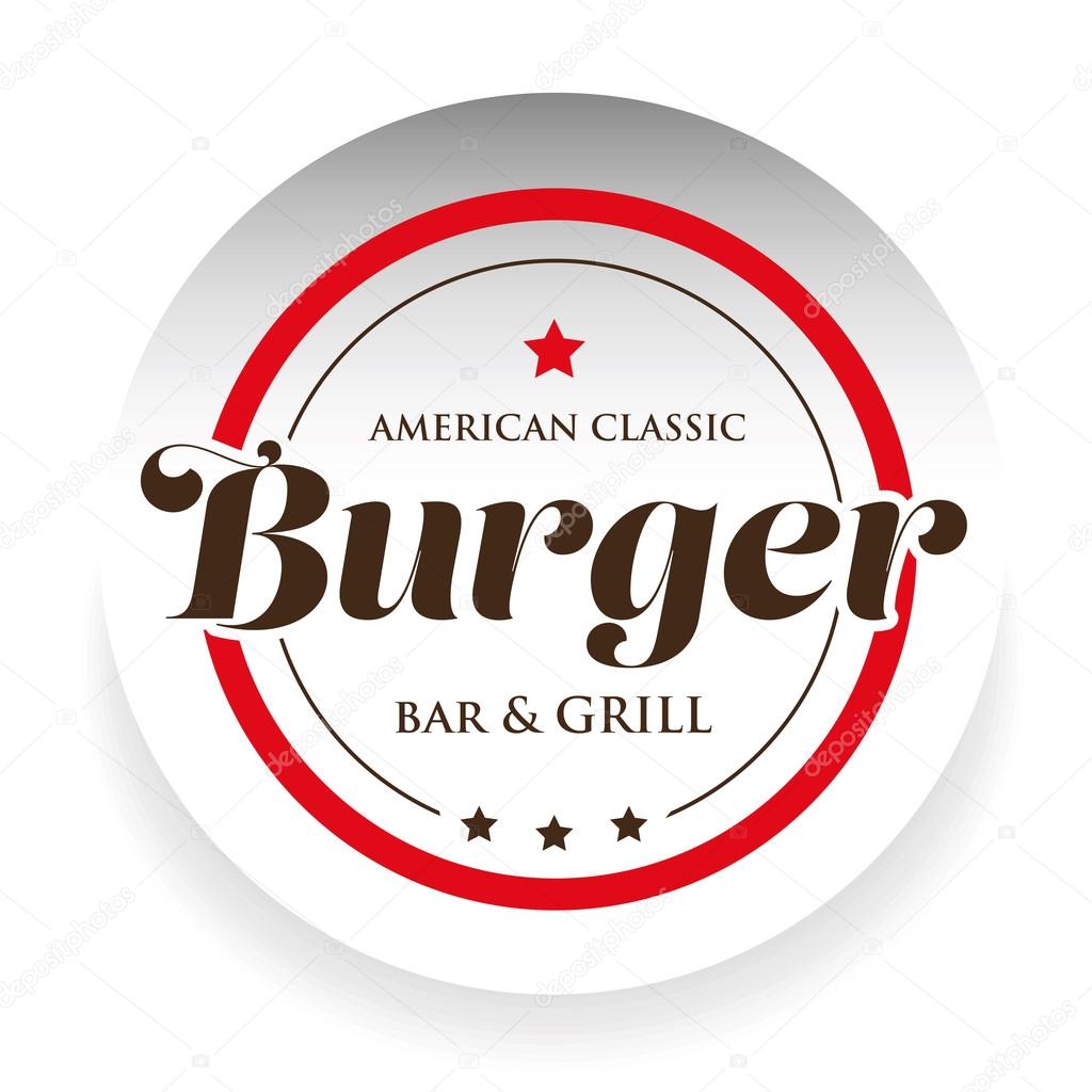 Burger Bar and Grill - American Classic stamp