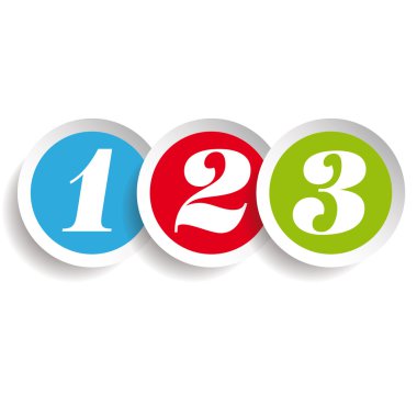 bir iki üç - vektör ilerleme adımları