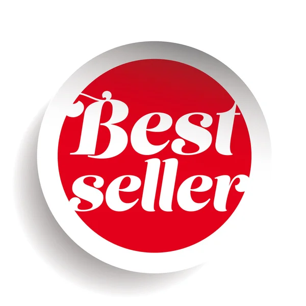 Adesivo vettore Best seller — Vettoriale Stock
