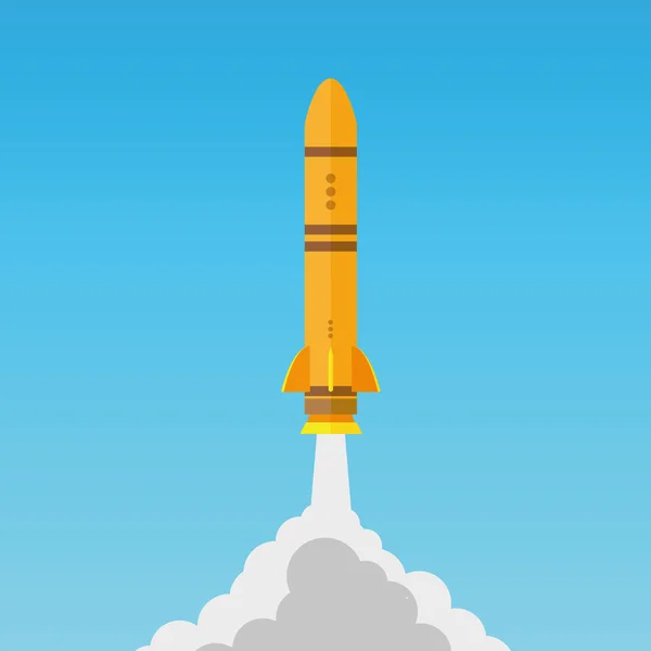 Cohete vector icono — Vector de stock