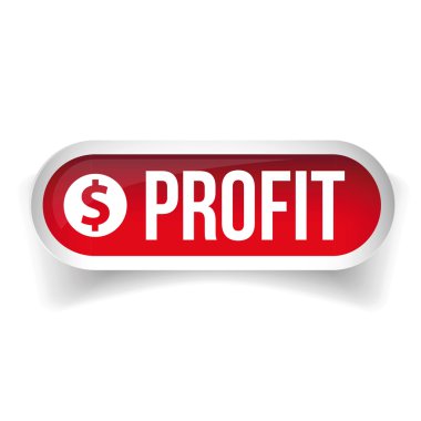 Hisse senedi grafiği düğme vektör