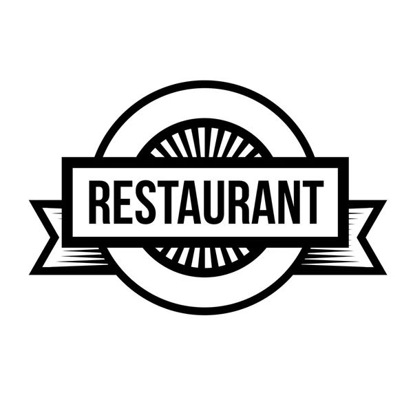 Restaurante sello vintage — Archivo Imágenes Vectoriales