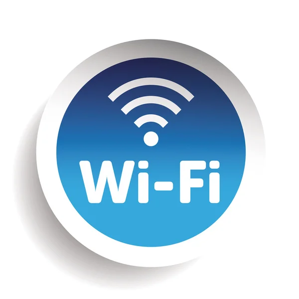 Symbole wifi vectoriel, symbole wifi gratuit — Image vectorielle