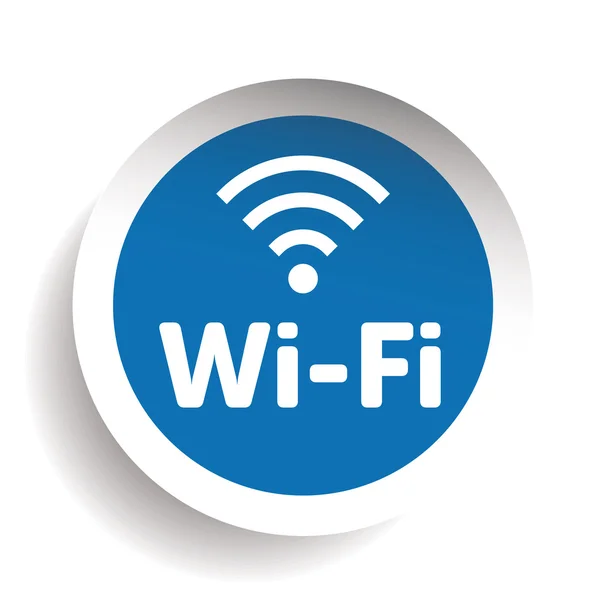 Vector wifi symbol, free wifi symbol — Stock Vector