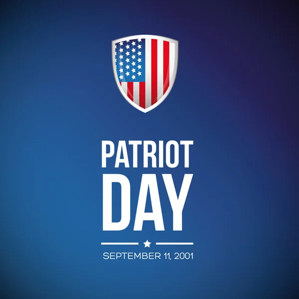 Patriot Day - den 11 September 2001 — Stock vektor