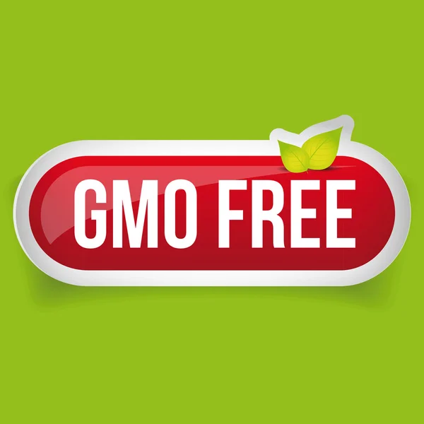 Gmo free icon Vektor-Taste — Stockvektor