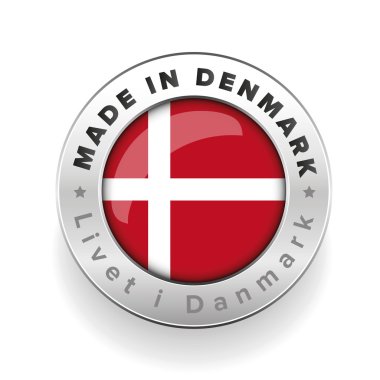 Danimarka düğmesini Danimarka çevirisi ile yapılan