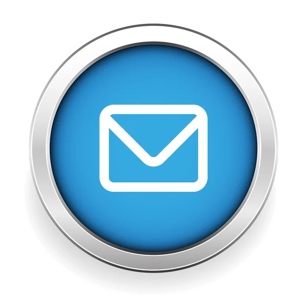 Icono de correo electrónico - elemento de diseño de icono de contacto web — Vector de stock
