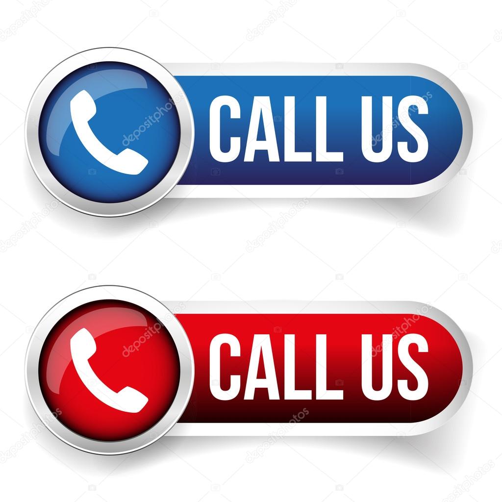 Call us - Phone icon vector button